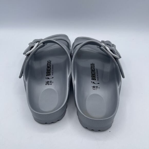 Birkenstock Womens Size 36 EU US 5 Silver Grey Arizona EVA Waterproof Sandals - Picture 4 of 8